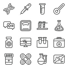 Pack of Medication Icons


