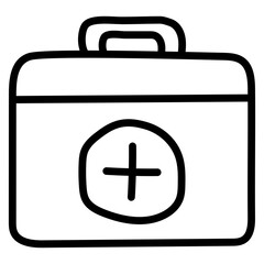 Vector design of first aid kit

