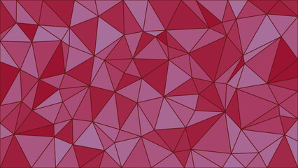 Vector illustration of a triangle polygonal abstract geometric background with colorful gradient design. Low poly design. 
