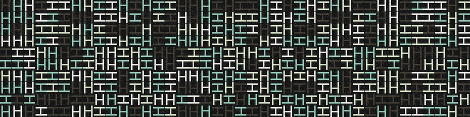 Abstract Geometric Pattern generative computational art illustration