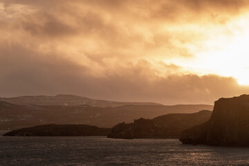 Abendstimmung am See Kleifarvatn nache Grindav&iacute;k