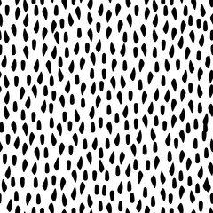 Animal seamless pattern. Tribal ornaments. White background. Hand drawn elements. Vector. 