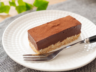 手づくりの生チョコケーキ