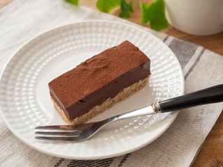 手づくりの生チョコケーキ