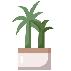 palm flat icon