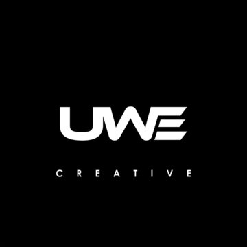 UWE Letter Initial Logo Design Template Vector Illustration