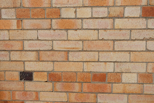 Wall of common bricks 