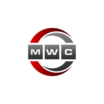 MWC Letter Initial Logo Design Template Vector Illustration
