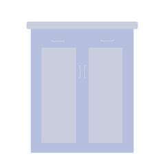 Сommode. Chest of drawers, bedside table. Furniture icon in flat design.