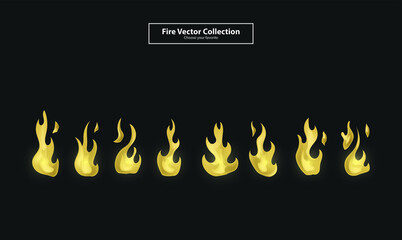 drawing outline fire vector element flame icon logo cartoon wallpaper background clipart symbol set