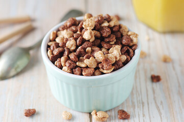 Dry muesli ready for healthy breakfast