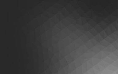 Obraz premium Dark Silver, Gray vector low poly layout.