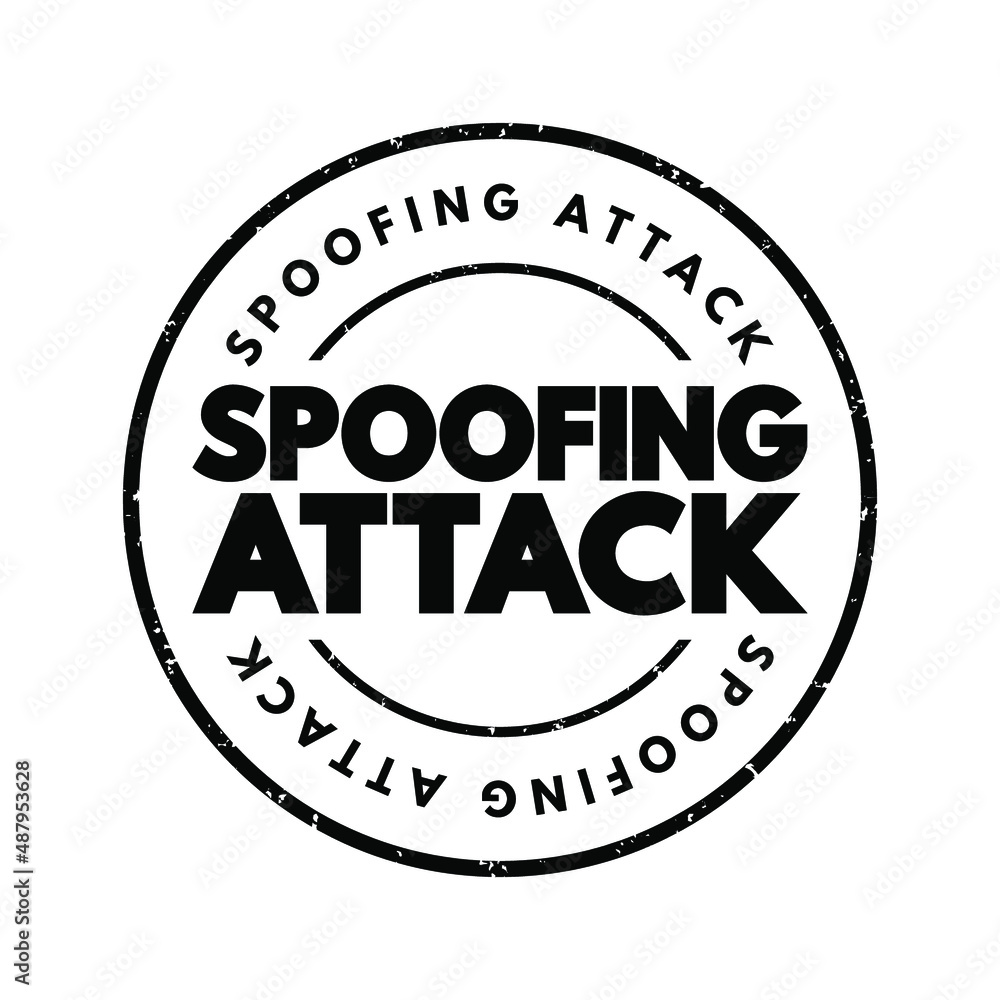 Poster spoofing attack - situation in which a person or program successfully identifies as another by falsi