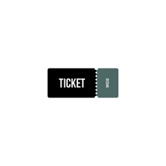 Ticket logo or icon design