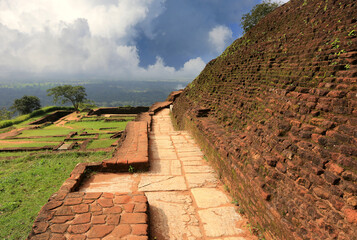 old wall in Sigiriya castle