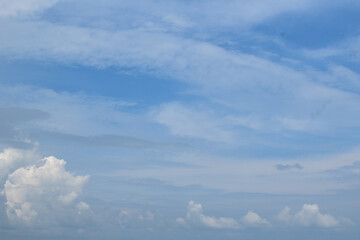 blue sky with clouds