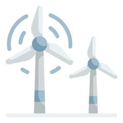 turbine flat icon