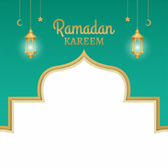 ramadan kareem empty social media template 