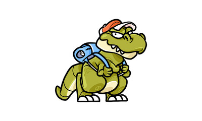 Educated Tyrannosaurus Character RG