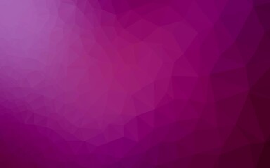 Obraz premium Dark Purple vector abstract mosaic backdrop.