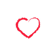 Vector image. Heart, symbol of love.