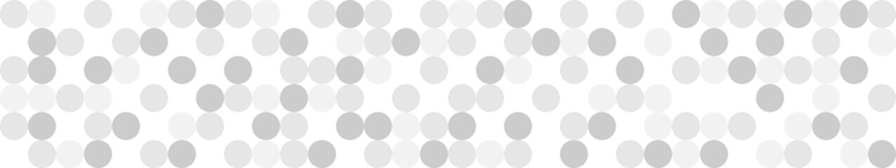 White trendy background of circles and squares in modern style, flat vector illustration. Cover of gray geometric shapes in retro texture for web design or postcard.