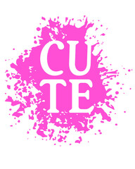 Fototapeta premium Kids wear cute shirt print design.