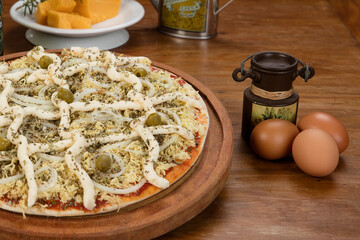 pizza detalhe close pizzaria fast food delivery 