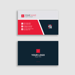 Modern business card design template vector