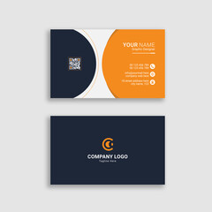 Modern business card design template vector