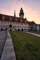Fototapeta na wymiar Rathaus Zeitz, Burgenlandkreis, Sachsen-Anhalt, Deutschland