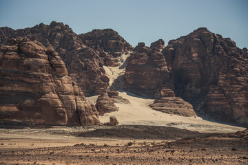 Beautiful mountain landscape in Sinai desert, Egypt