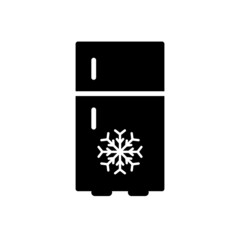 Refrigerator Icon Flat Vector Illustration Design