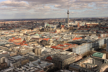 Obraz premium Blick auf den Historischen Stadtkern von Berlin