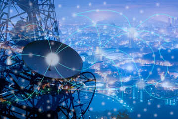 telecommunication mast TV antennas wireless technology	