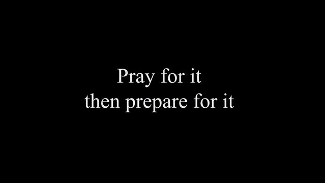Christian quote, Handwritten vector calligraphy lettering text. Footage with handwritten text effect animation.