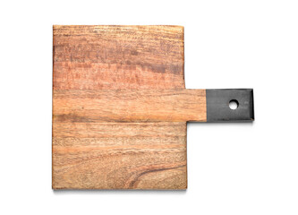 Wooden board isolated on white