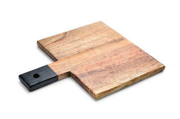 Wooden board isolated on white