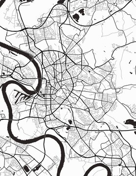 Dusseldorf City Map