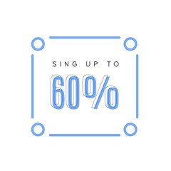 sale banner, vector illustration	