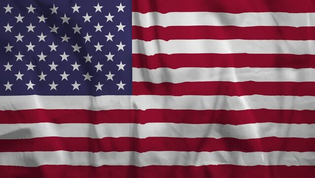 Flag of USA. High quality 4K resolution