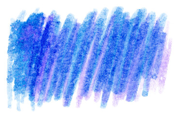 The spot drawn with blue markers, stroke with stripes.