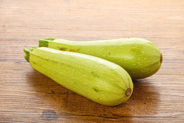 Two Young zucchini for cooking