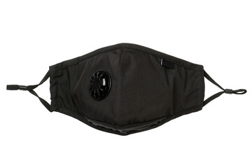 Black respiratory protective mask for respiratory protection against viruses, odors and dust,...