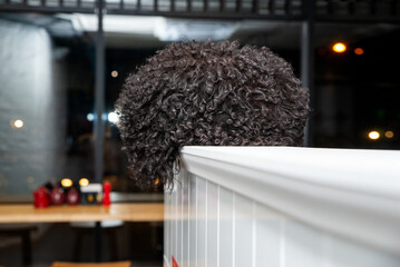 Headdress, male Caucasian sheepskin hat.