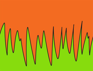 Simple background with cute zigzag pattern