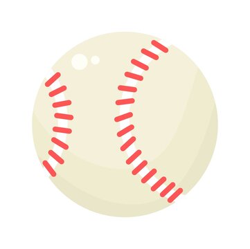 Vector illustration of a baseball for sports in competition, perfect for sports advertising