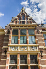Front facade of the Drents Museum in Assen, Netherlands