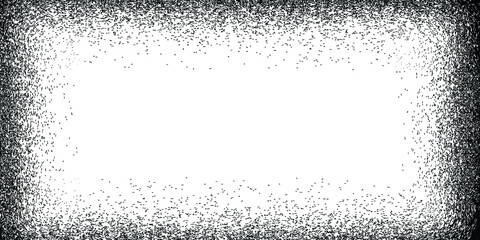 Sprayed black border frame .Graffiti art design . Noise dispersion logo . Spray effect .Grunge texture . Distressed element .vector 