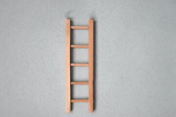 Staircase on a light background. Only forward!